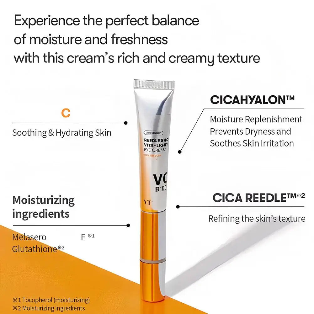 VT Reedle Shot Lifting Eye Cream Firming And Lifting Fade Fine Lines Anti - Wrinkles Moisturizing Eye Serum Facial Skin Care