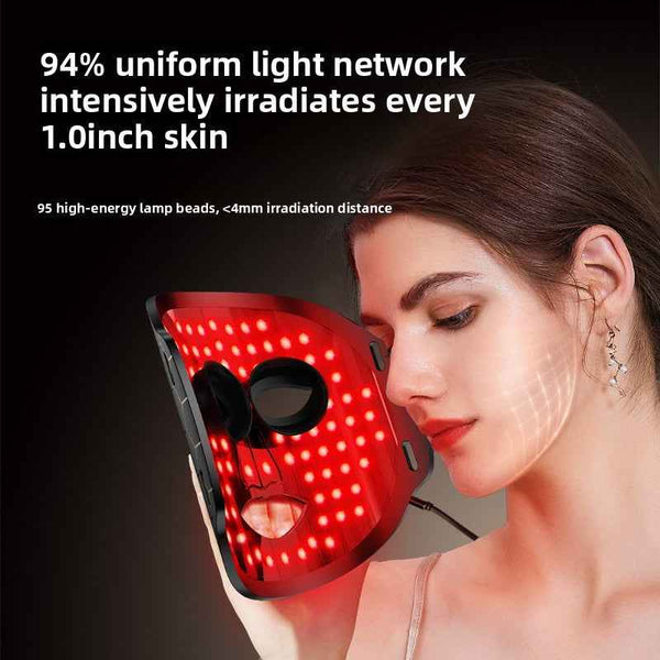 Radiant Glow LED Mask by BeautyLab4u - Illuminate Your Skin
